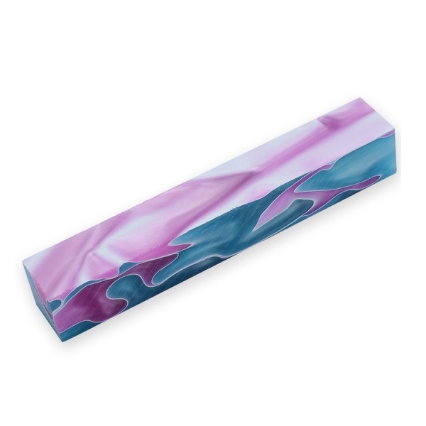 Acryl Pen blank pink/aqua 130x20x20mm – Bild 2