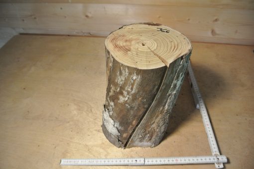 Essigbaum Stammabschnitt 300mm lang DM 14cm t. Abb.