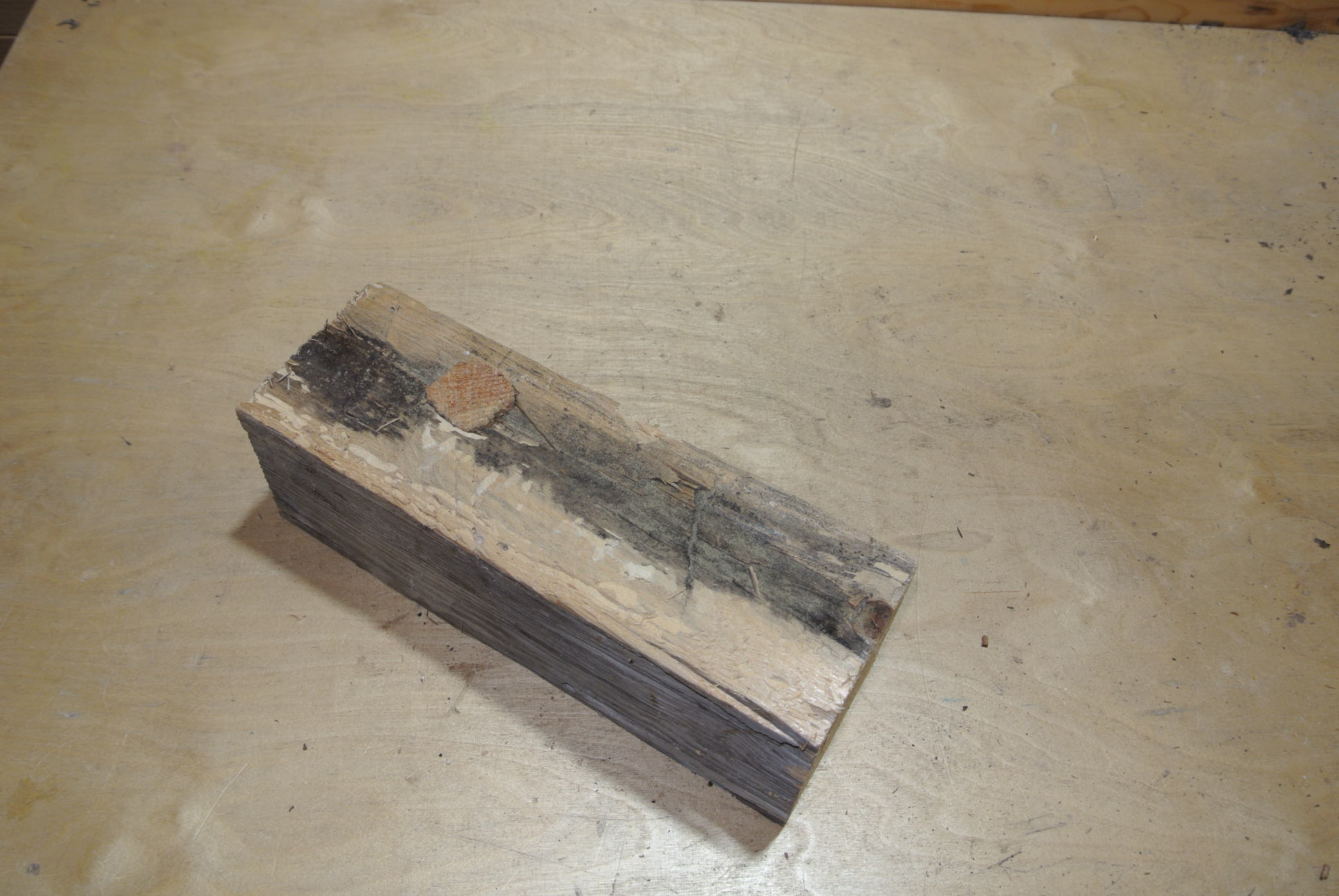 Altholz Kantel 300mm lang 100x100mm lt. Abb.