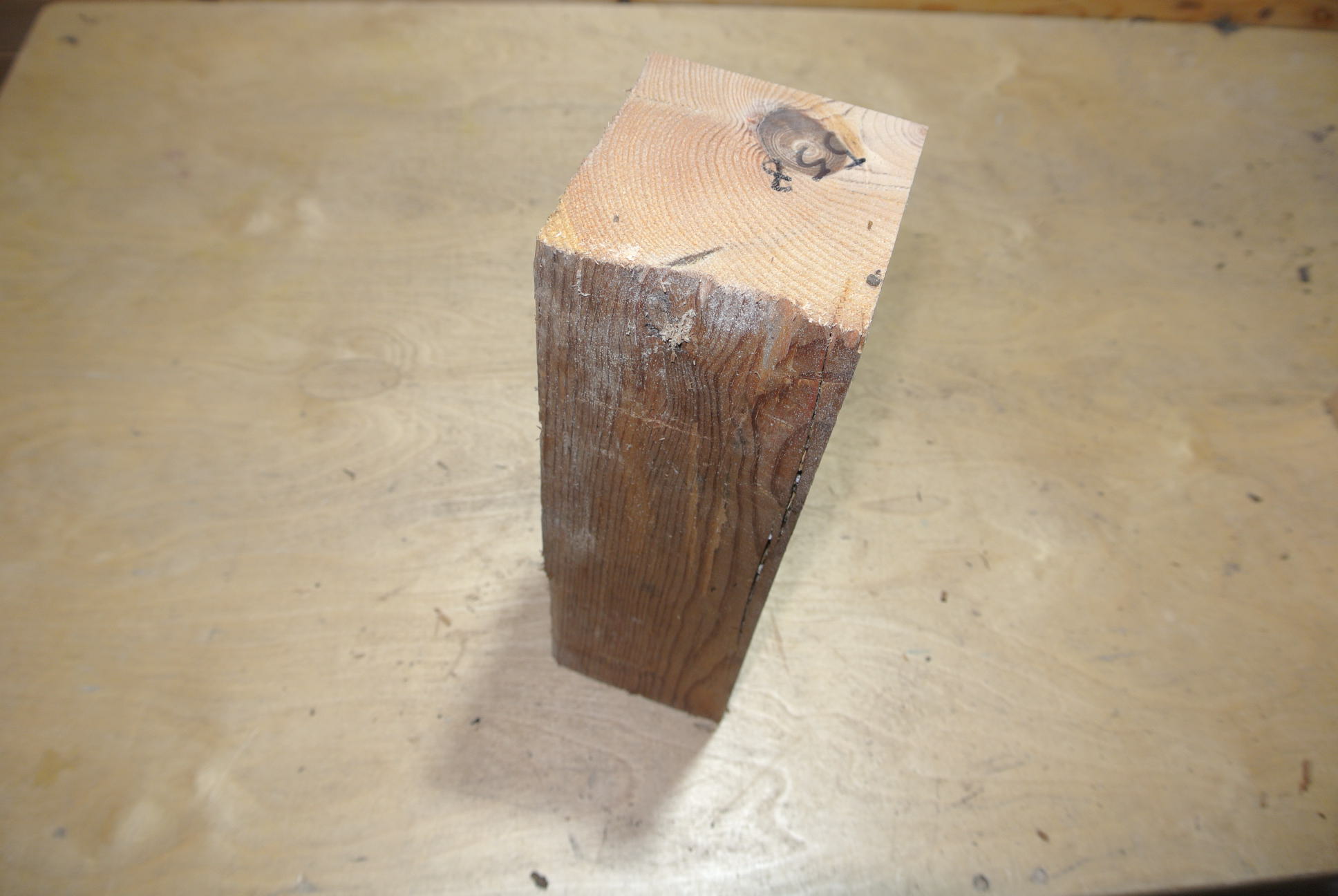 Altholz Kantel 300mm lang 100x100mm lt. Abb.