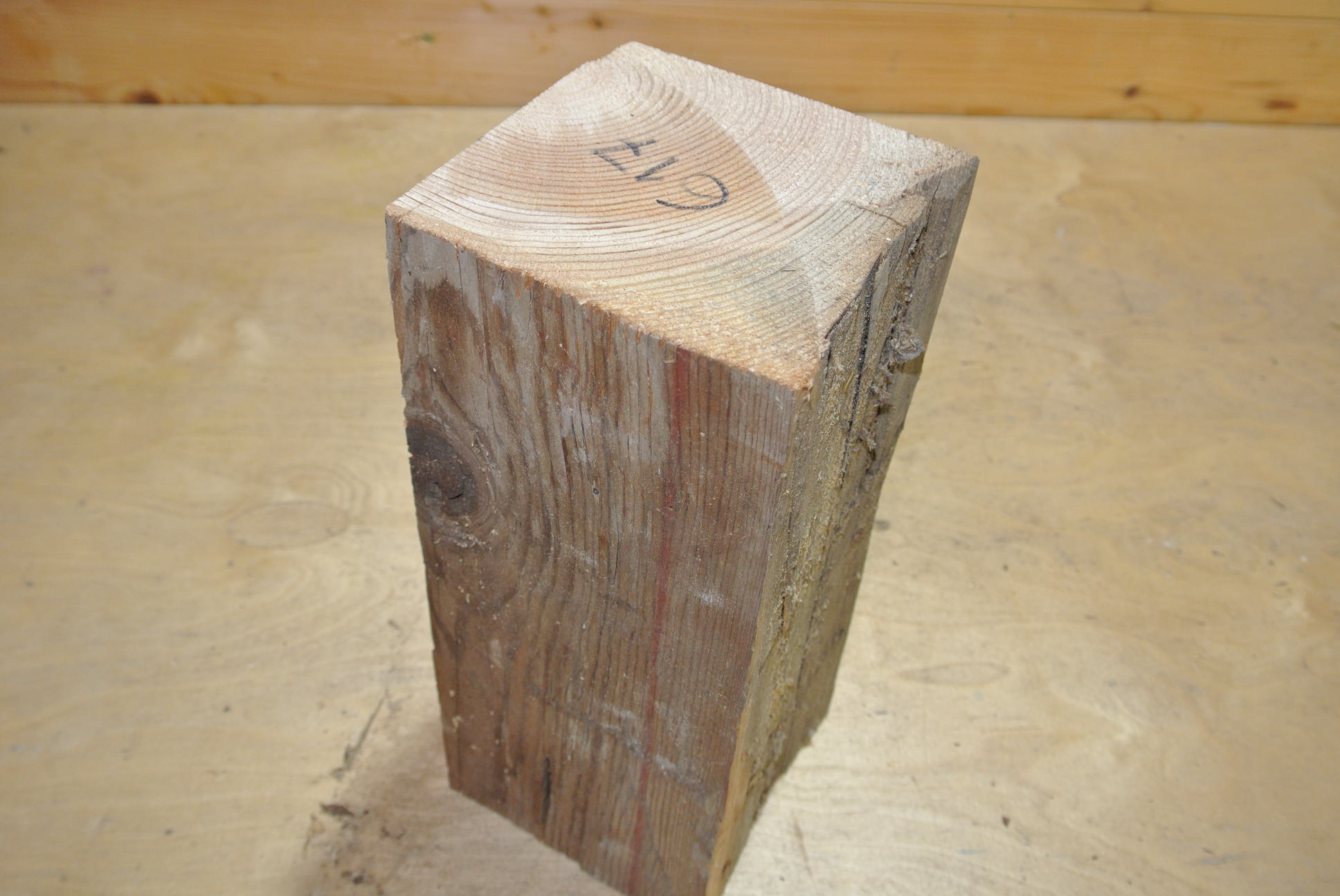 Altholz Kantel 300mm lang 120x120mm lt. Abb.