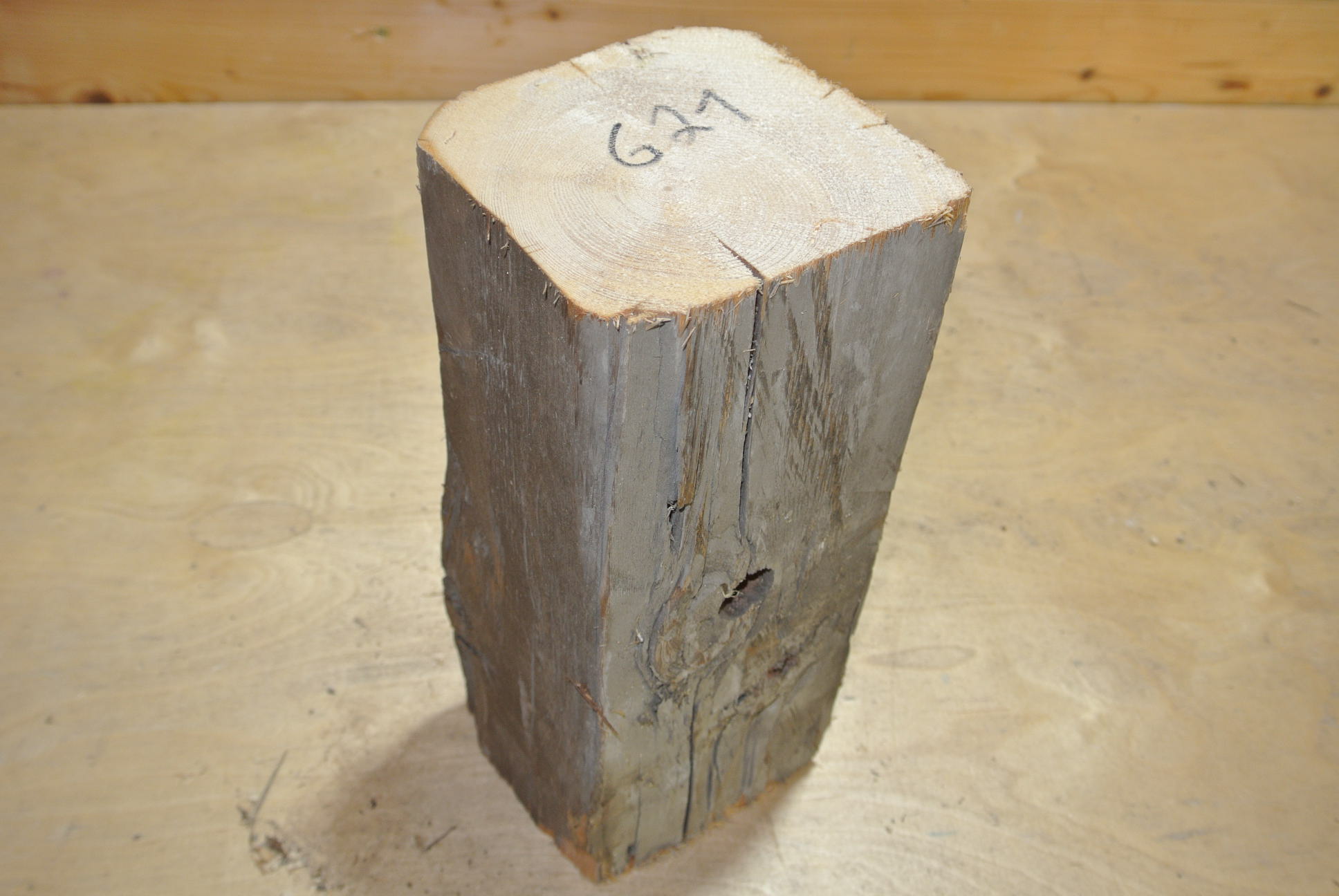 Altholz Kantel 300mm lang 120x120mm lt. Abb.