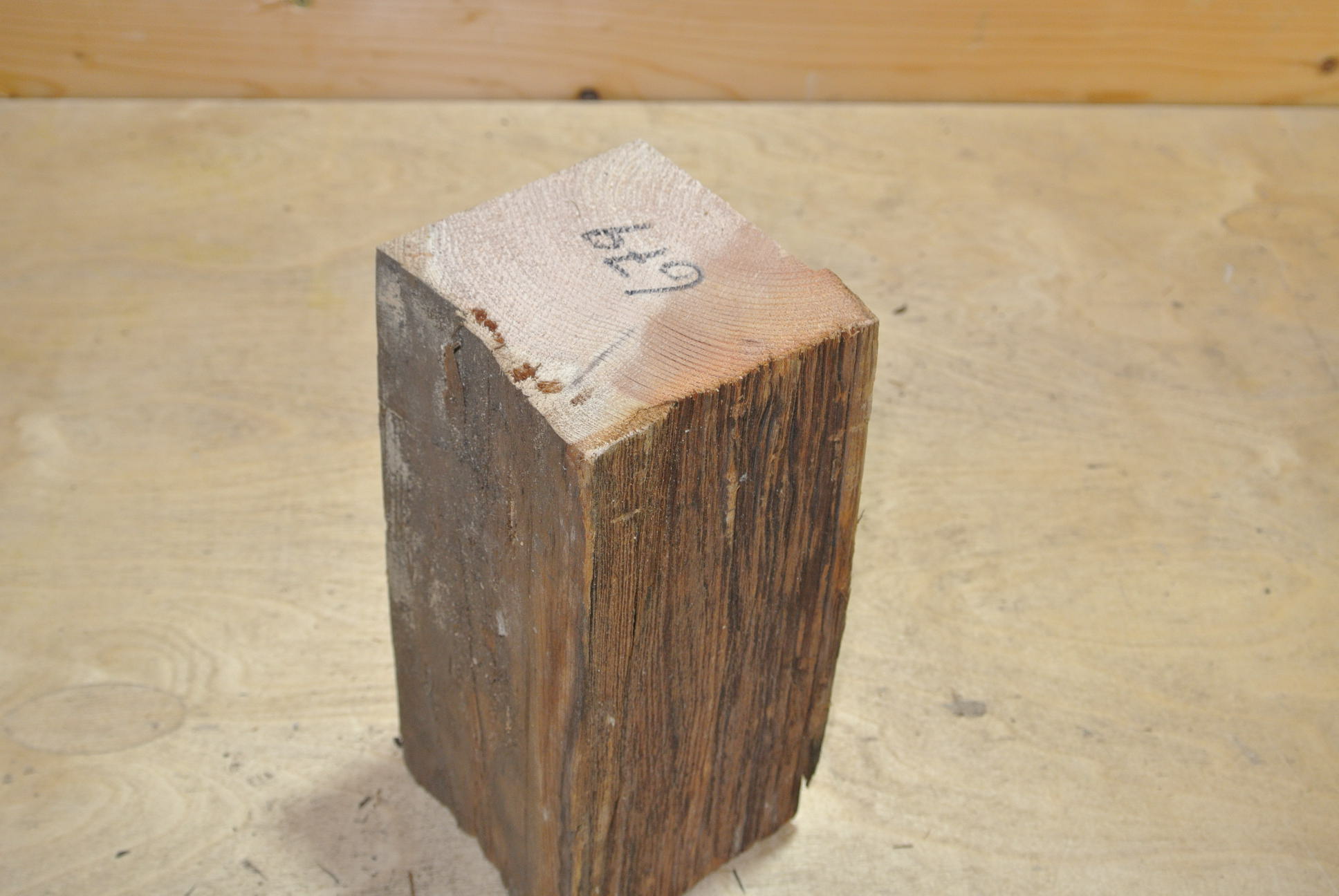 Altholz Kantel 200mm lang 100x100mm lt. Abb.