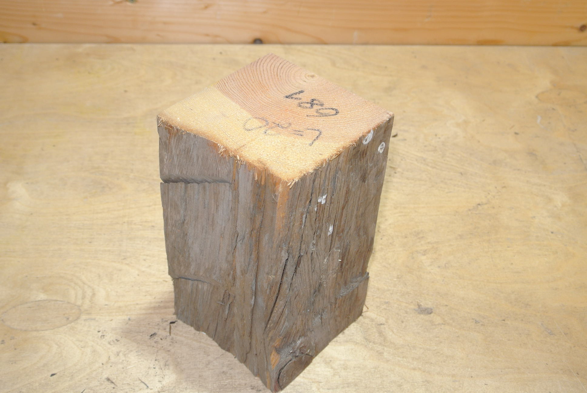 Altholz Kantel 200mm lang 100x100mm lt. Abb.