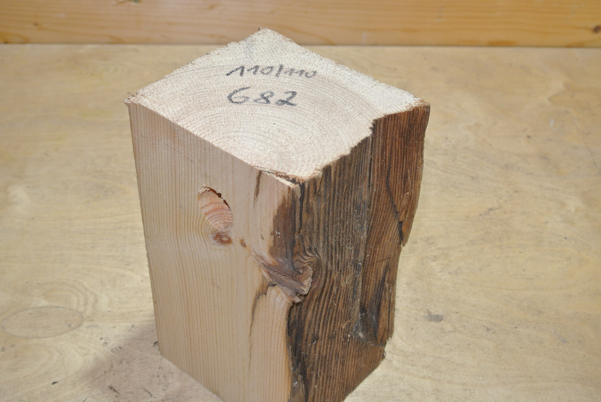 Altholz Kantel 200mm lang 110x110mm lt. Abb.